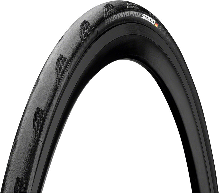 Continental Grand Prix 5000 Tire - 700 x 28, Clincher, Folding, Black, BlackChili, Vectran Breaker, LazerGrip, ACT Cheap Buy Authentic