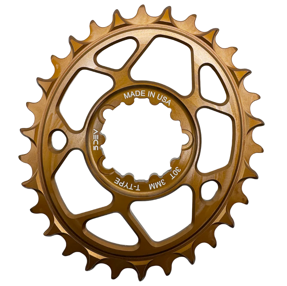 5Dev T-Type Aluminum Oval Chainring, Kash, Sram 3 Bolt, 30 Tooth, 3mm Offset Buy Cheap Best Pices