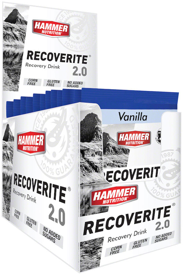 Hammer Nutrition Recoverite 2.0 Recovery Drink - Vanilla, 12 Single Serving Packets Outlet Order