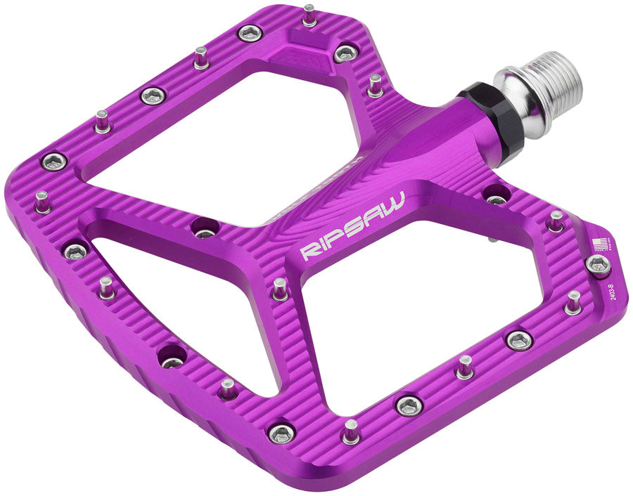 Wolf Tooth Ripsaw Aluminum Pedals - Platform, Aluminum, 9/16, Ultraviolet Purple Buy Cheap Cheapest Pice