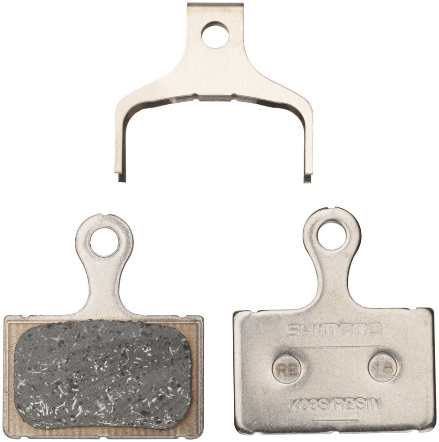 Shimano K05S-RX Disc Brake Pad and Spring - Resin Compound, Stainless Steel Back Plate, One Pair Newest For Sale