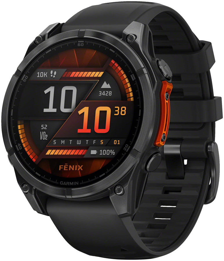 Garmin fenix 8 Smartwatch - 47mm, AMOLED, Slate Gray with Black Silicone Band Inexpensive