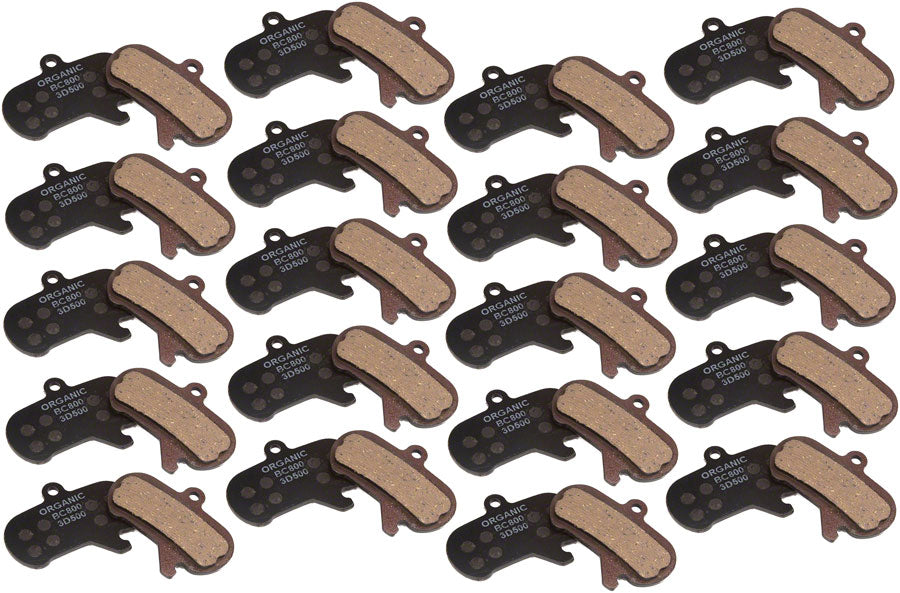 SRAM Maven X-Large Disc Brake Pads - Organic Compound, Steel Backed, Quiet, Maven 2024+, (20 Sets) The Cheapest For Sale