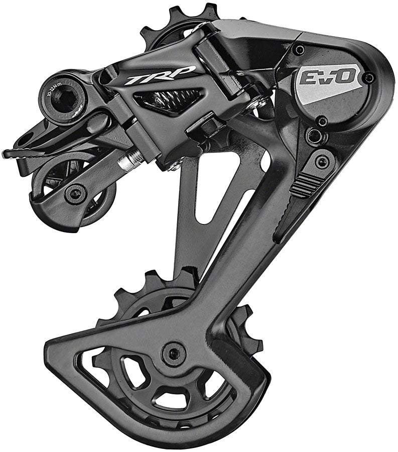 TRP RD-M9050-L EVO12 Rear Derailleur - 12-Speed, Long Cage, 52t Max, Clutched, Carbon Outer Cage, Black/Silver Best Pices For Sale