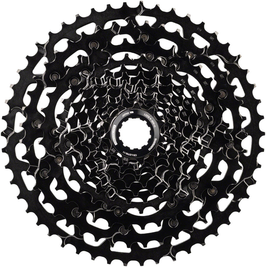 Shimano CUES  CS-LG700-11 Cassette - 11 Speed, 11-50t, LINKGLIDE, Black Shipping Discount Sale