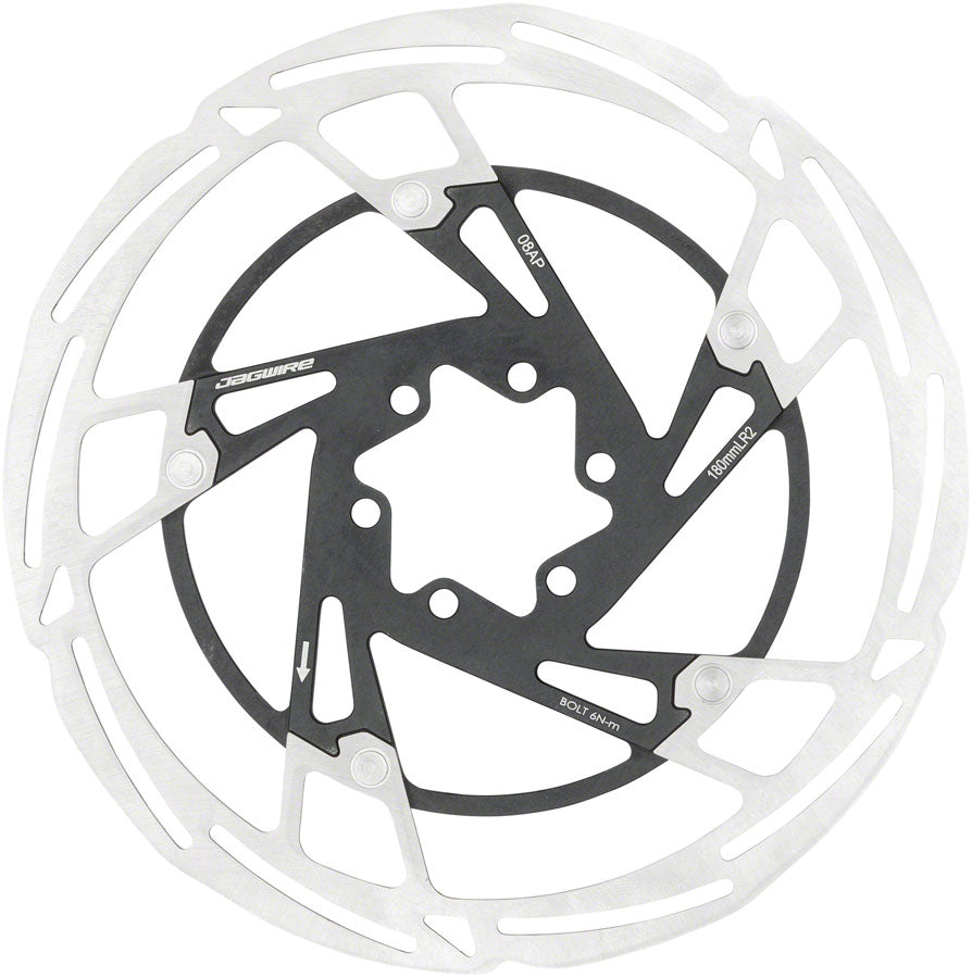 Jagwire Pro LR2 Disc Brake Rotor - 160mm, 6-Bolt, Silver/Black Cheap Pice From China