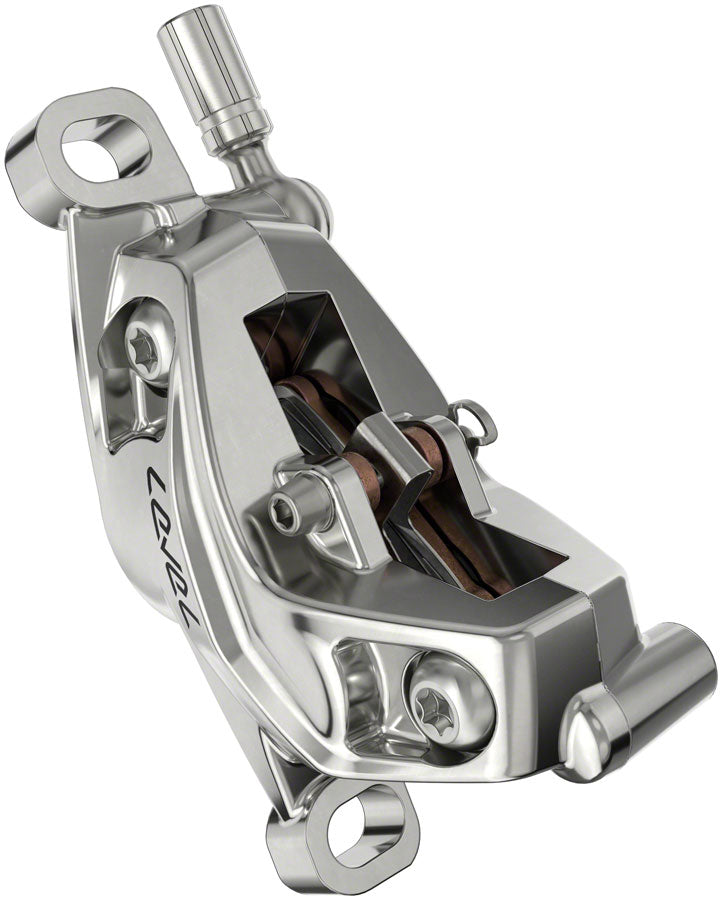 SRAM Level Ultimate Stealth Disc Brake and Lever - Rear, Post Mount, 4-Piston, Carbon Lever, Titanium Hardware, Buy Cheap Get Authentic