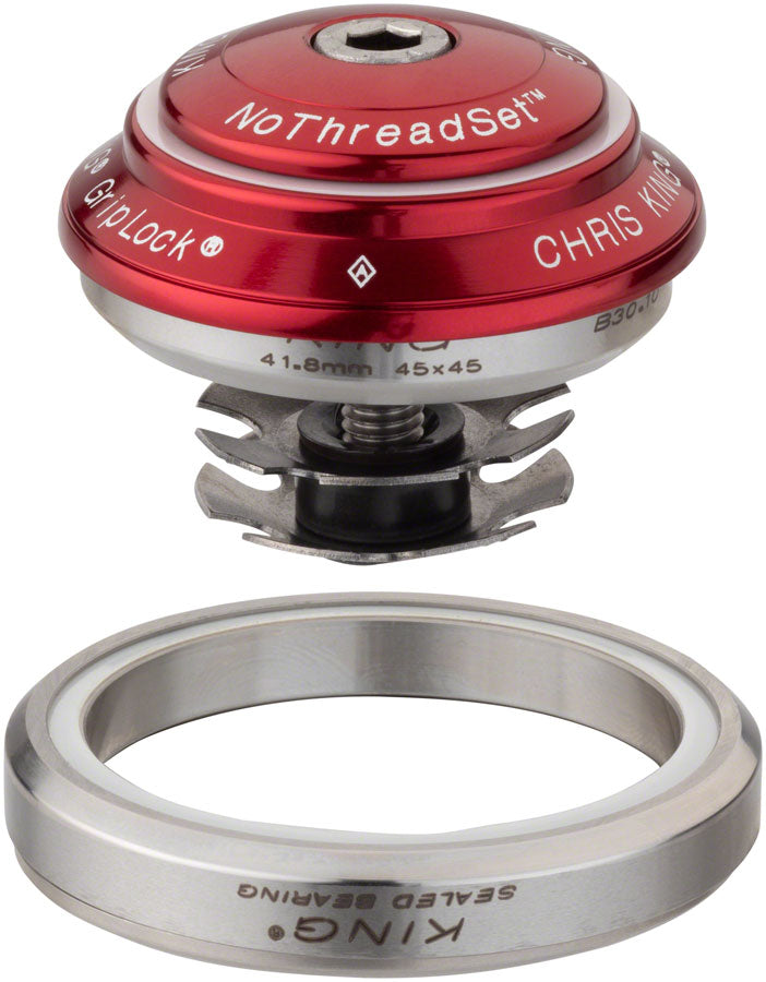 Chris King DropSet 2 Headset - 1-1/8 - 1.5, 42/52mm, 45 Deg, Red Clearance How Much