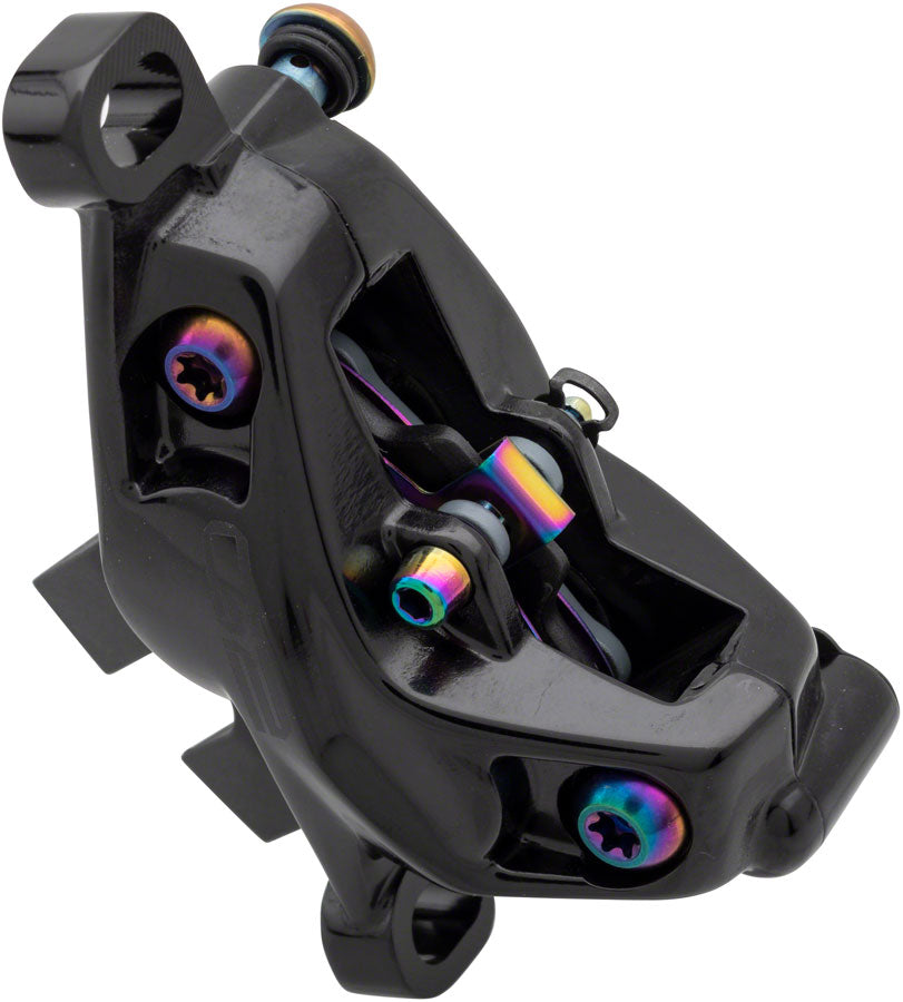 SRAM G2 Ultimate Disc Brake Caliper Assembly - Post Mount, Gloss Black with Rainbow Hardware, A2 Largest Supplier Cheap Pice