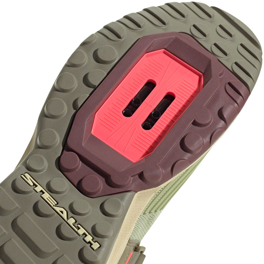 Five Ten Trailcross Mountain Clipless Shoes - Women's, Quiet Crimson/Orbit Green/Turbo, 9.5