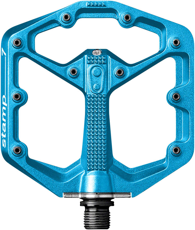 Crankbrothers Stamp 7 Pedals - Platform, Aluminum, 9/16, Electric Blue, Small Outlet Fashionable