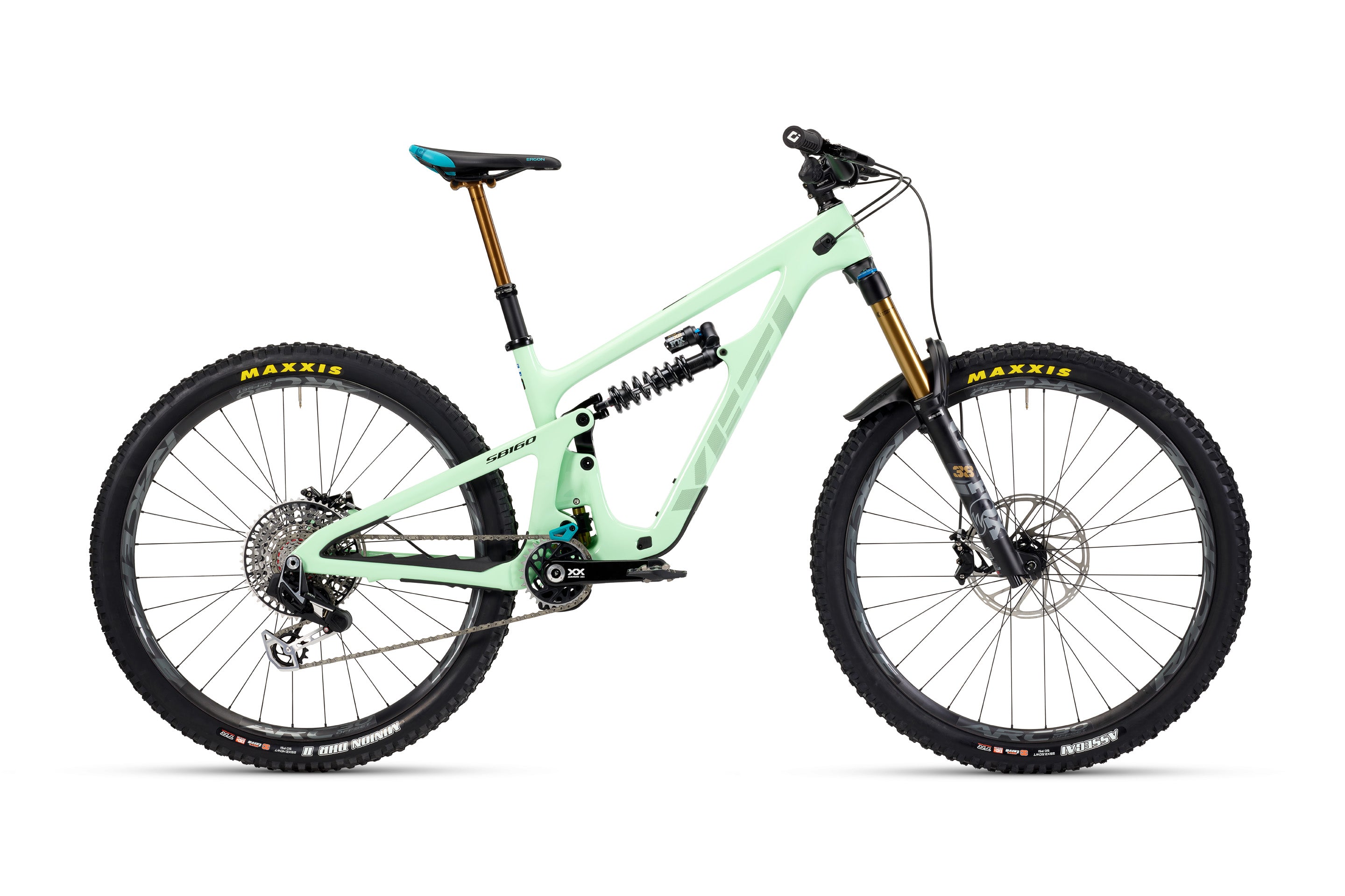 Yeti SB160 Turq Series Complete Bike w/ T4 XX T-Type DHX2 Build Radium Sale 2025 New